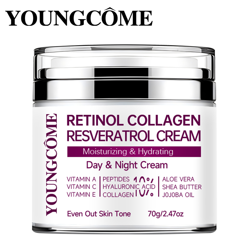 Skincare Retinol - Retinol Collagen Resveratrol Face Cream Moisturisering