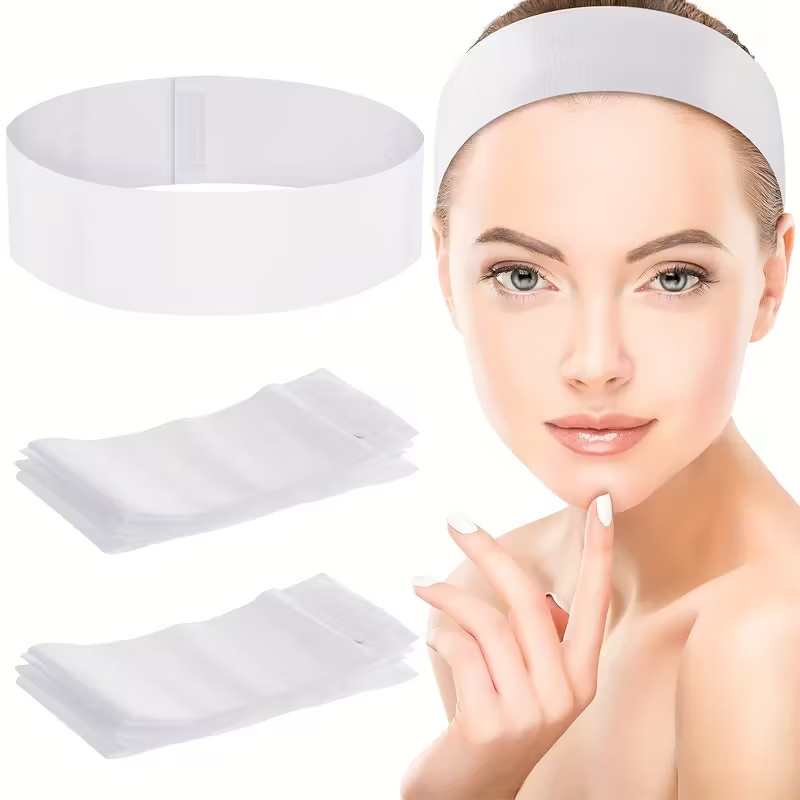 10/50/100pcs Disposable Headba - Skincare Pink review and price