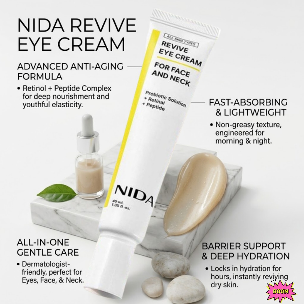 NIDA Retinol Peptide Eye Cream - Skincare Retinol review and price