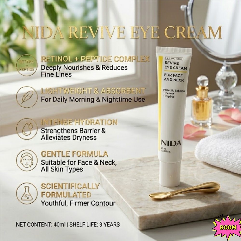 NIDA Retinol Peptide Eye Cream - Skincare Retinol review and price