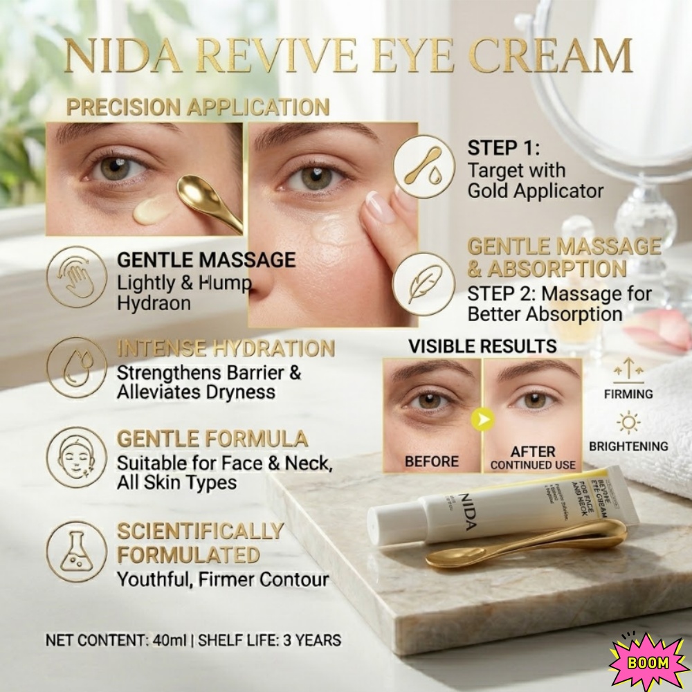 NIDA Retinol Peptide Eye Cream - Skincare Retinol review and price
