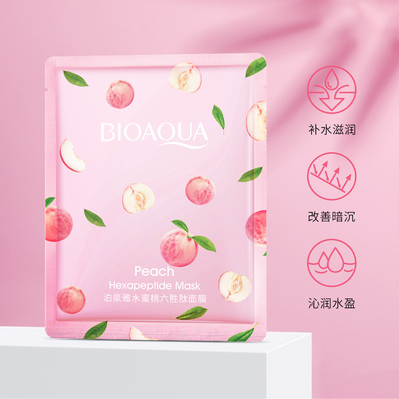 10pcs BIOAQUA Honey Peach Face - Skincare Bioaqua review and price