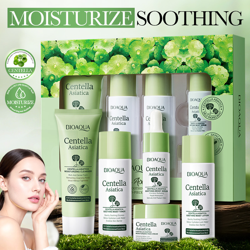 5pcs/set BIOAQUA Centella Asia - Skincare Bioaqua review and price