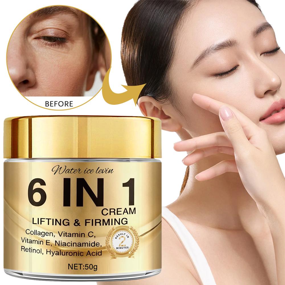 6 IN 1 Collagen Face Cream Lif - Skincare Retinol review and price