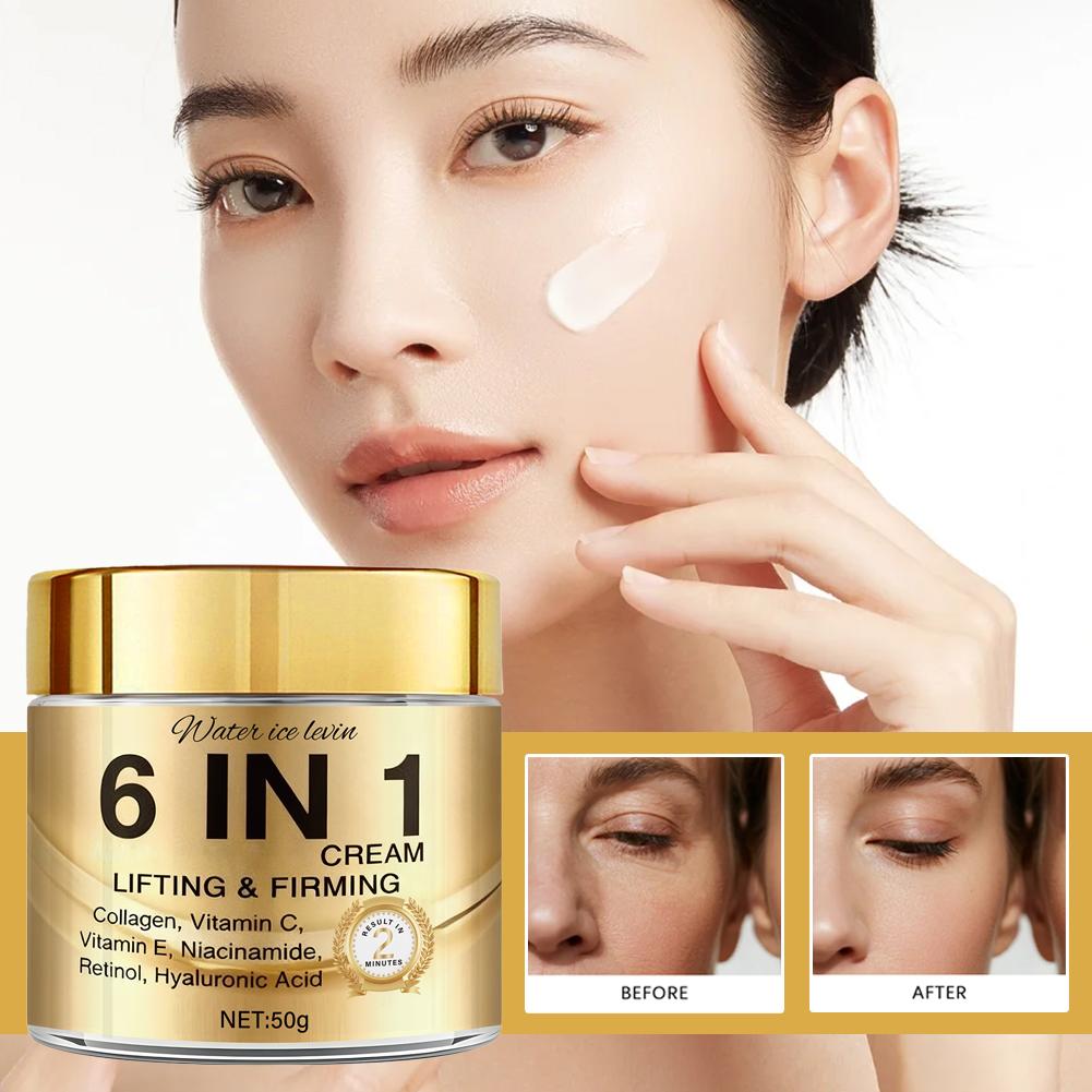 6 IN 1 Collagen Face Cream Lif - Skincare Retinol review and price