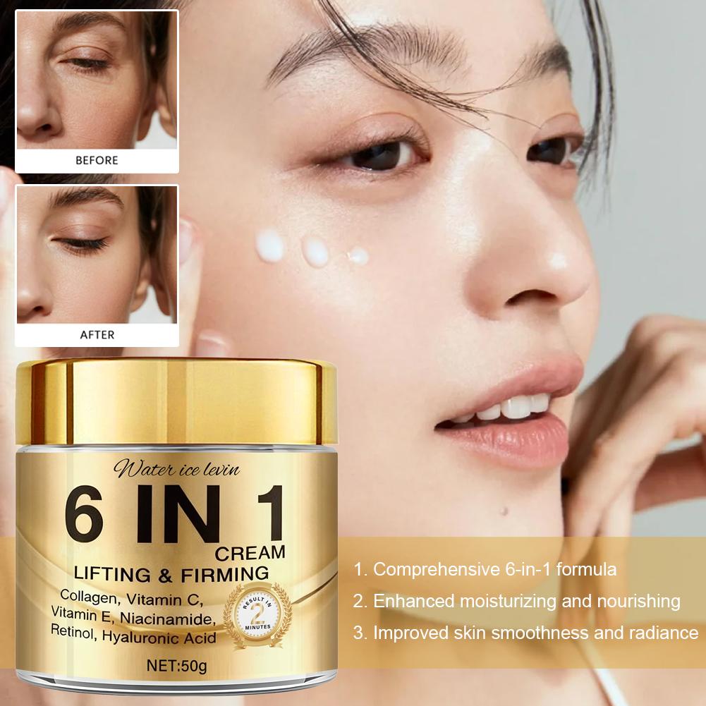 6 IN 1 Collagen Face Cream Lif - Skincare Retinol review and price