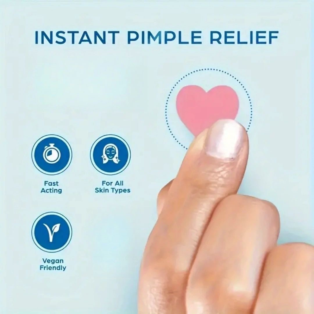 200Pcs Cute Pink Heart Pimple  - Skincare Pink review and price