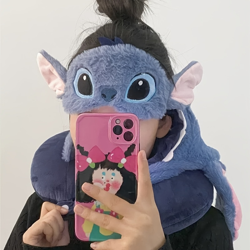 Disney Stitch plush eye mask w - Skincare Pink review and price