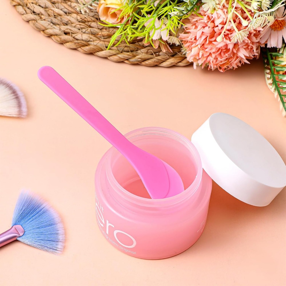 9-Piece Pink Facial Spatula Se - Skincare Pink review and price