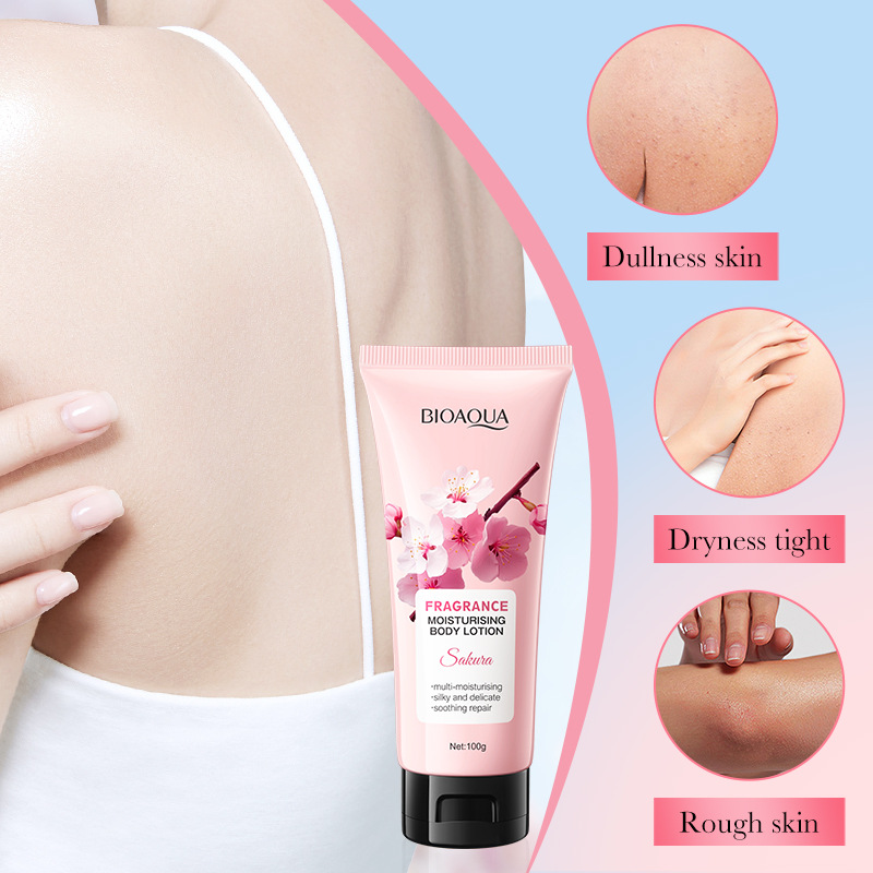 100g BIOAQUA Sakura Fragrance  - Skincare Bioaqua review and price