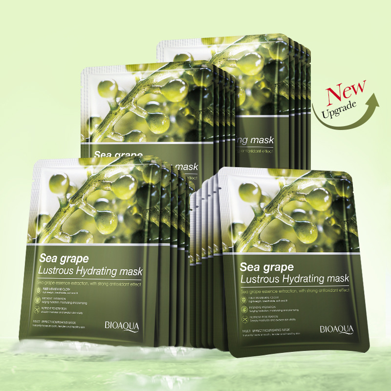 10pcs BIOAQUA Sea Grape Face M - Skincare Bioaqua review and price