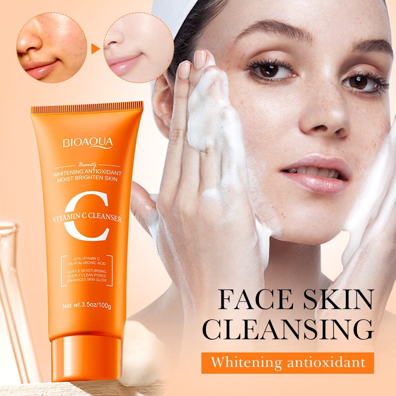 BIOAQUA Vitamin C Facial Clean - Skincare Bioaqua review and price
